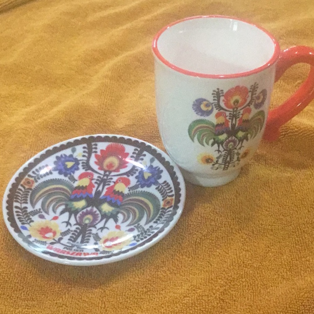 Beautiful from Poland cup and place